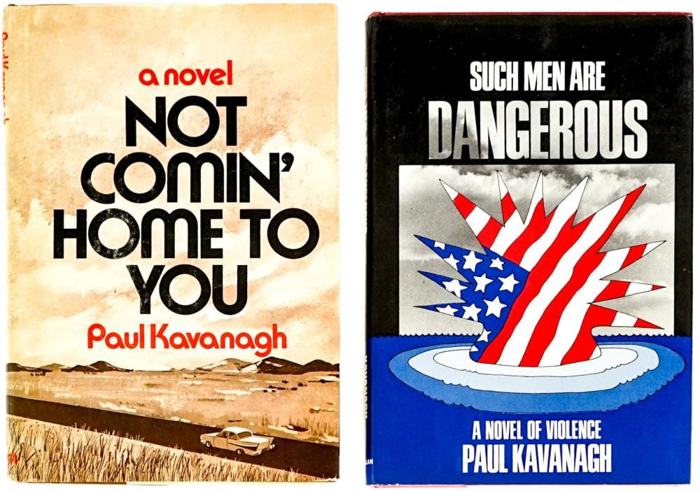 Paul Kavanagh comparable auction result: paul kavanagh 2 novels lawrence block signed