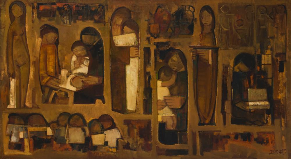 Dário Mecatti comparable auction result: d rio mecatti 1909 1976 modernist figures