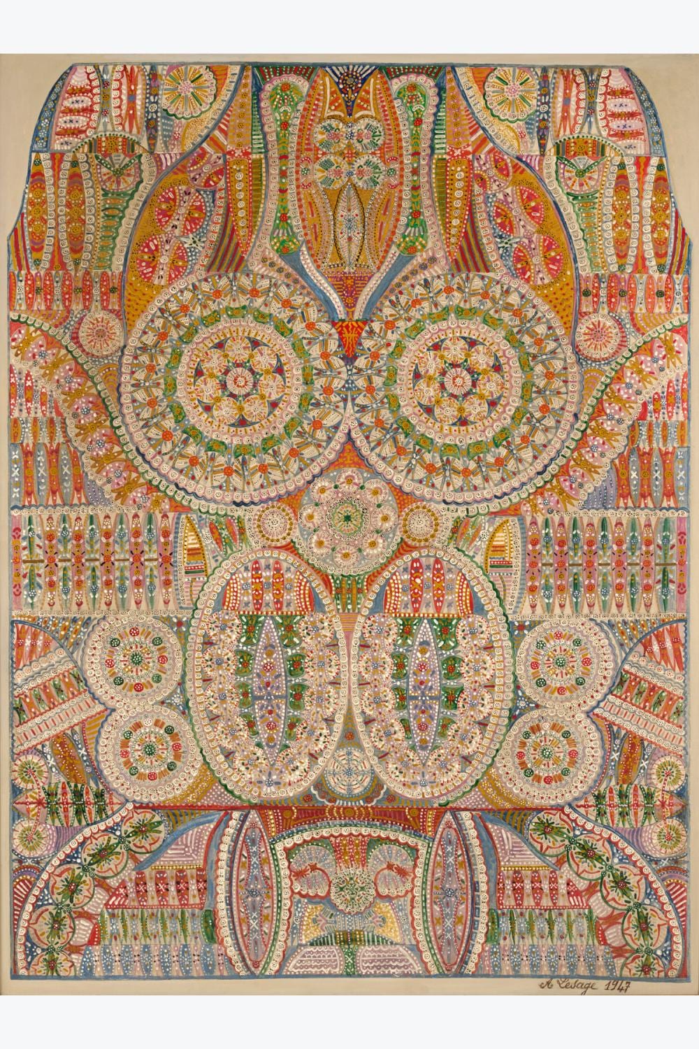 Augustin Lesage comparable auction result: augustin lesage saint pierre lez auchel 1876 burbure 1954 untitled 1947