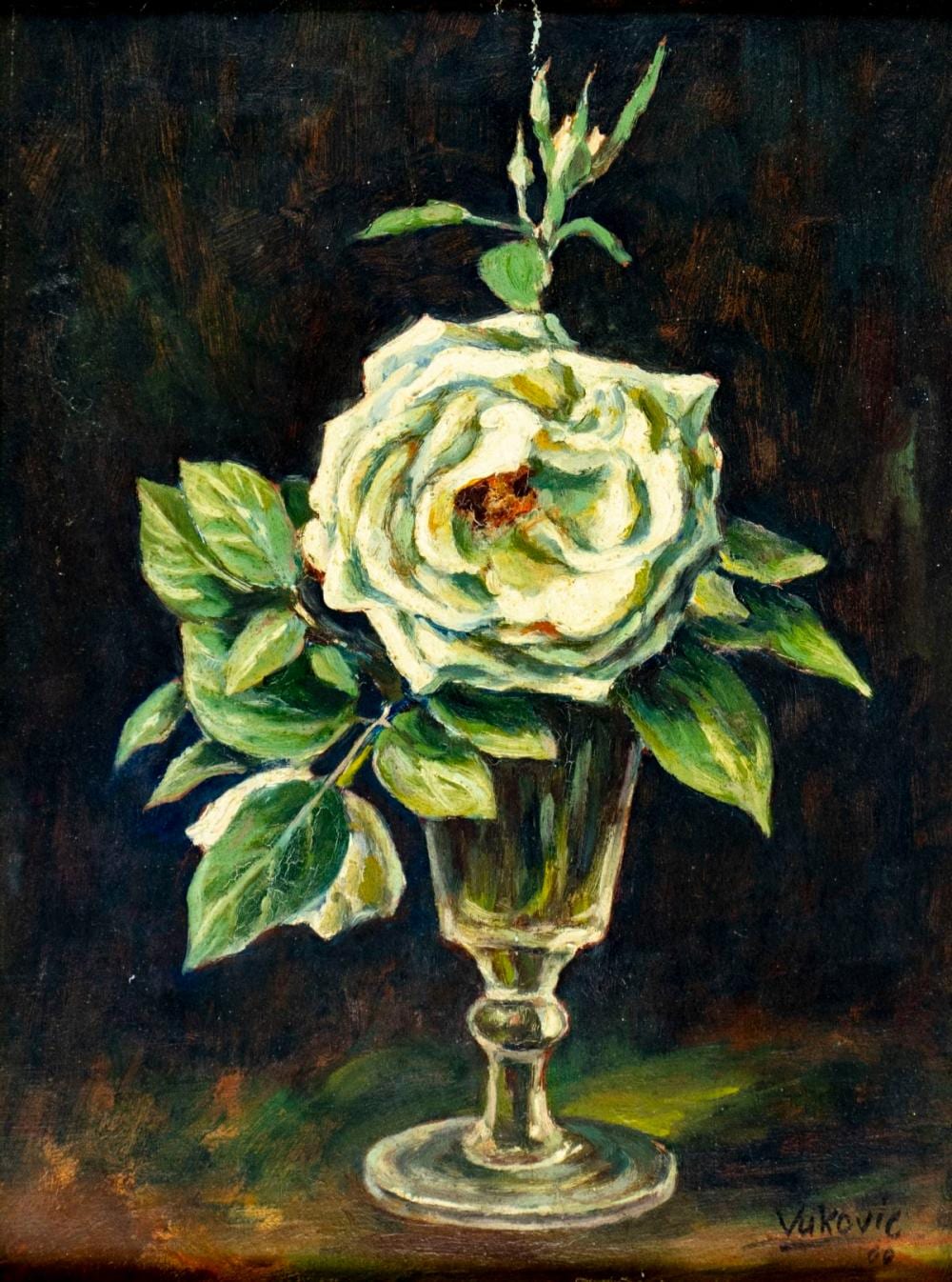 Marko Vukovic comparable auction result: marko vukovic ny yugoslavia 1892 1973 oil painting