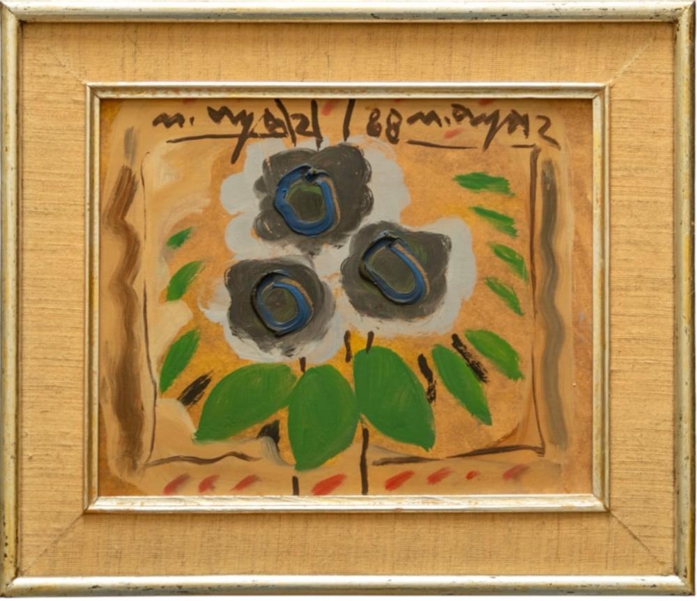 Mustafa Ayaz comparable auction result: mustafa ayaz flowers 1988