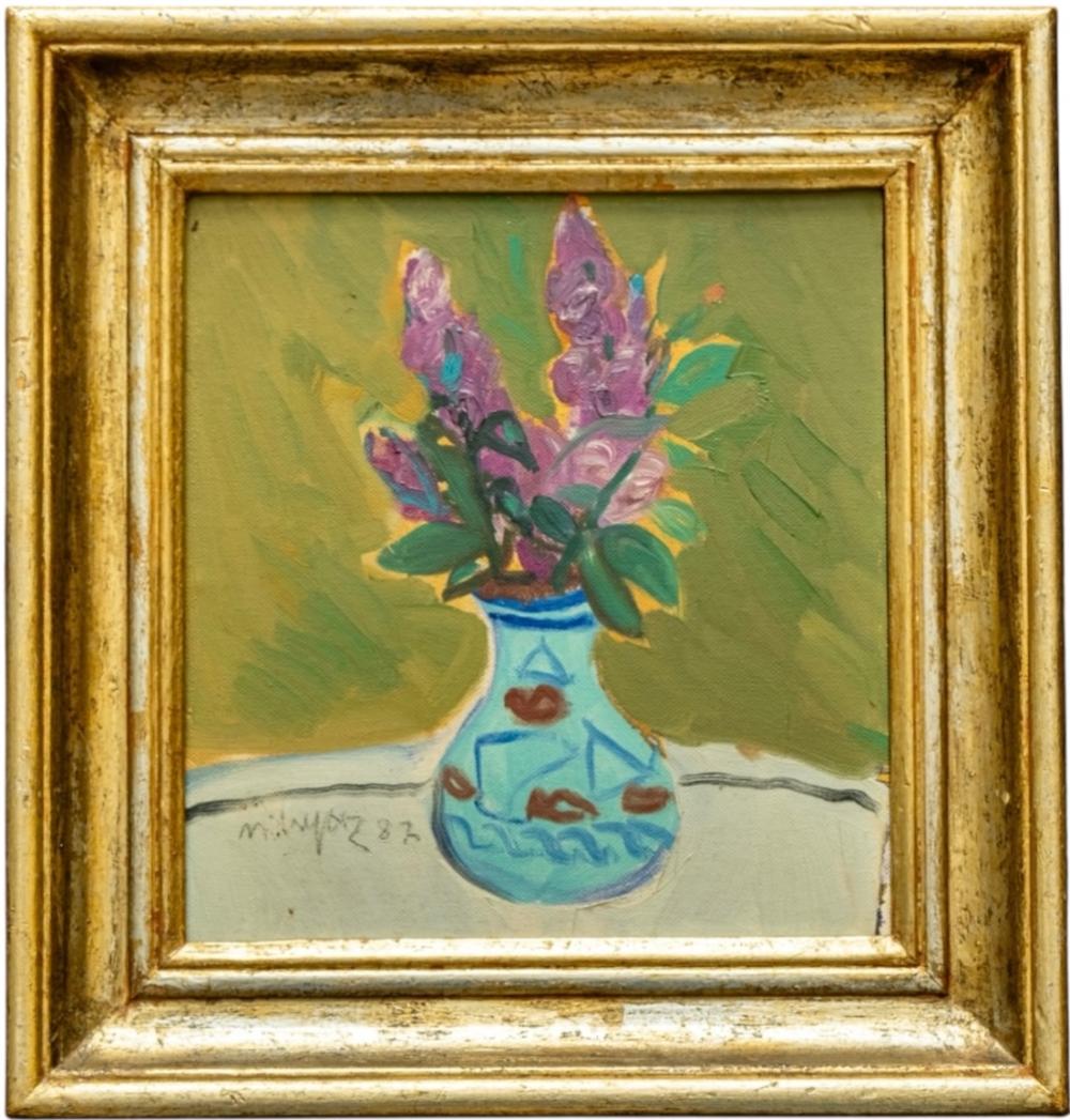Mustafa Ayaz comparable auction result: mustafa ayaz flowers 1988