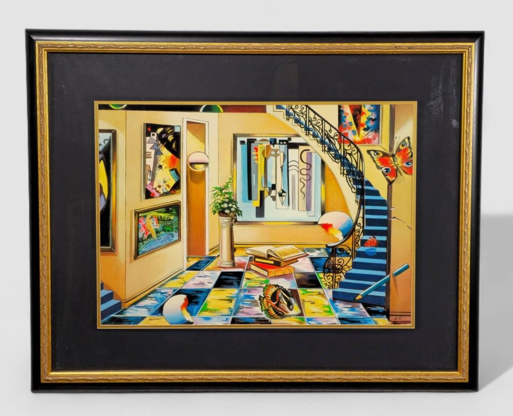 Alexander Astahov comparable auction result: alexander astahov homage to miro limited edition serigraph