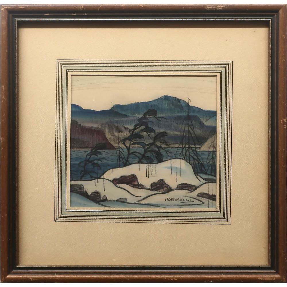 Graham Noble Norwell comparable auction result: graham noble norwell canadian 1901 1967 untitled windswept trees winter