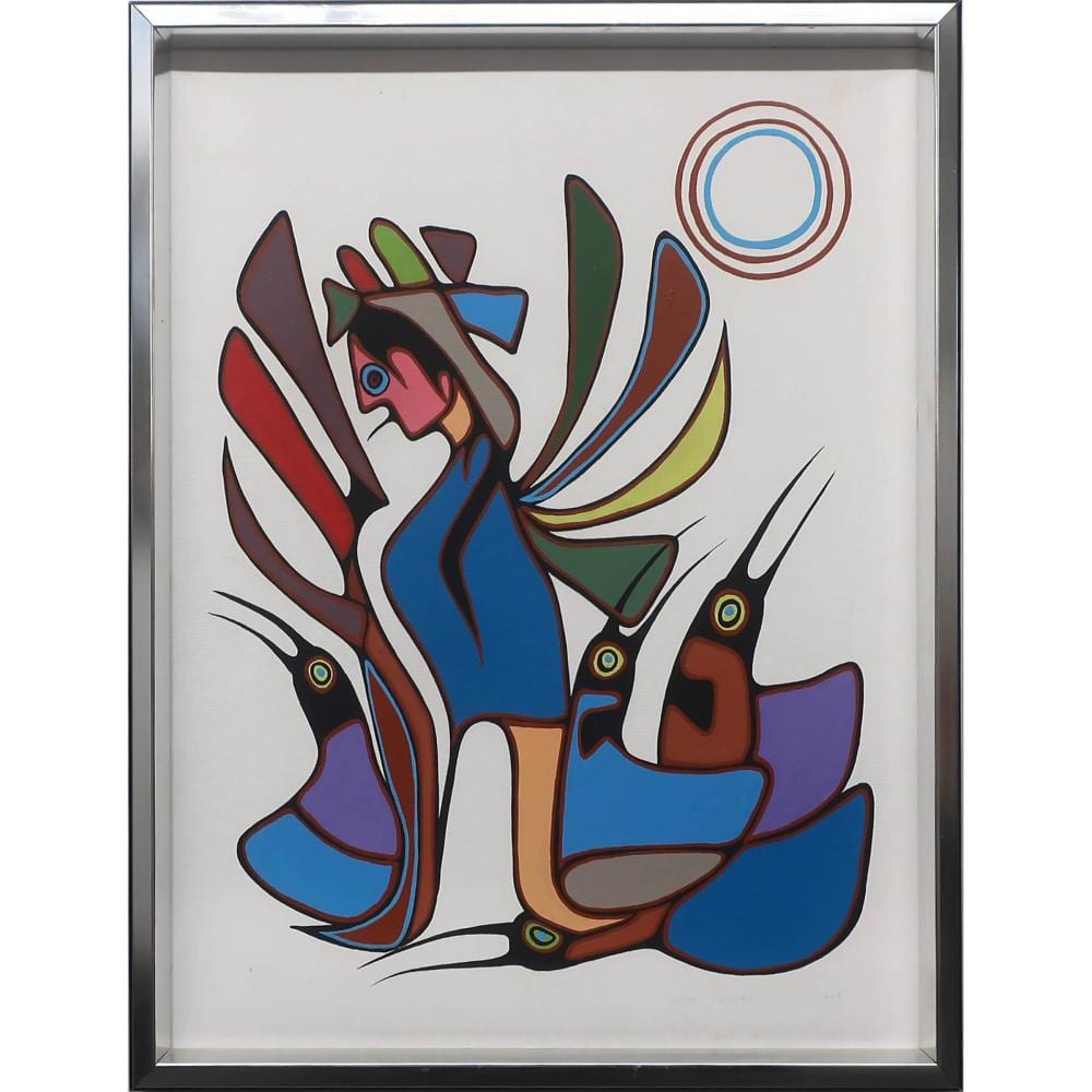 john eric laford canadian 1954 2021 untitled figure with birds · Waddington's · 2025-10-02 John Eric Laford comparable auction result: john eric laford canadian 1954 2021 untitled figure with birds