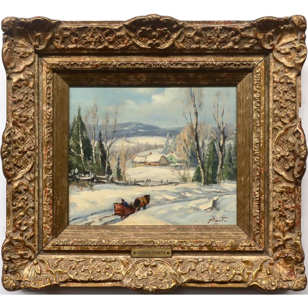 Joseph Giunta comparable auction result: joseph giunta canadian 1911 2001 winter que