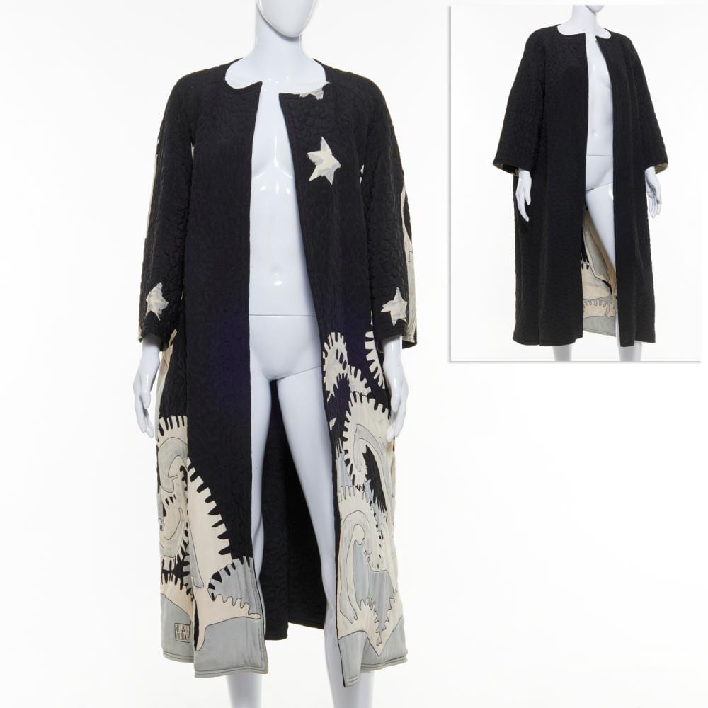 michaele vollbracht silk matelasse coat · Millea Bros Ltd · 2025-10-15 michael Vollbracht comparable auction result: michaele vollbracht silk matelasse coat