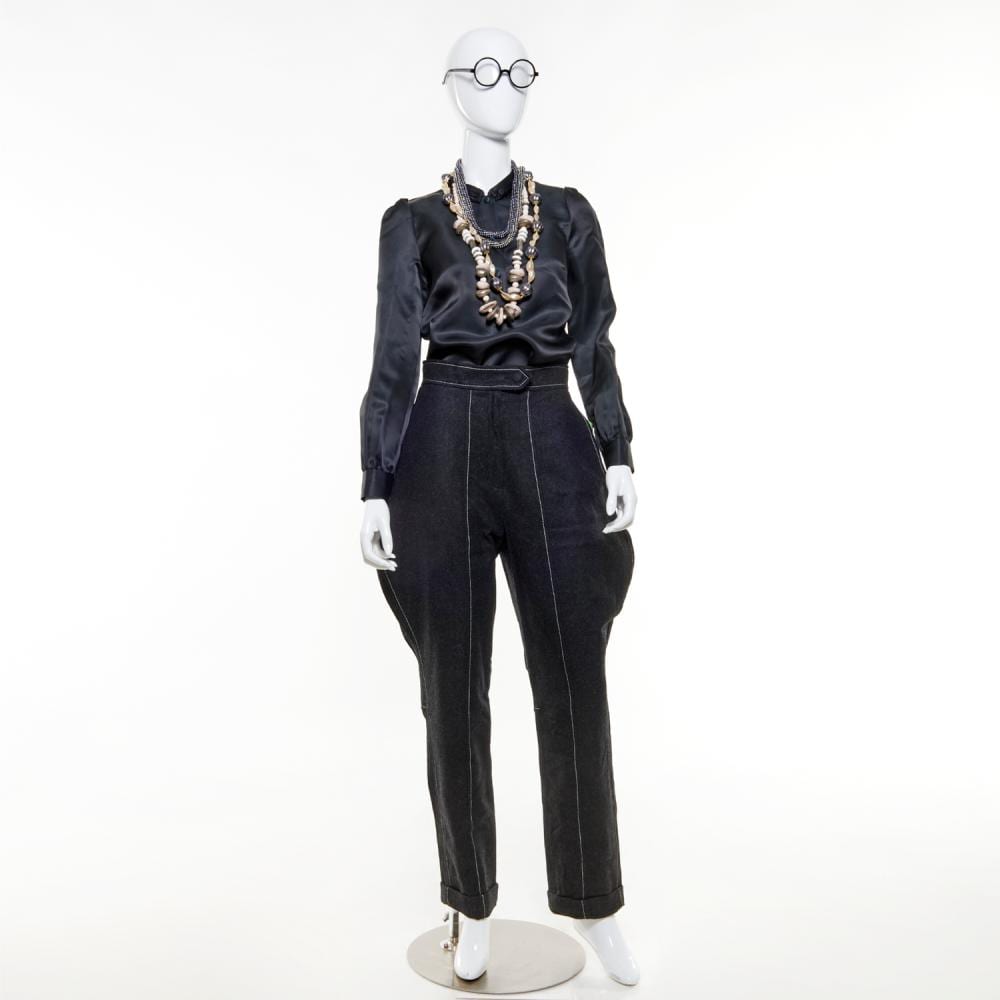 Patrick Kelly comparable auction result: patrick kelly wool jodhpur pants