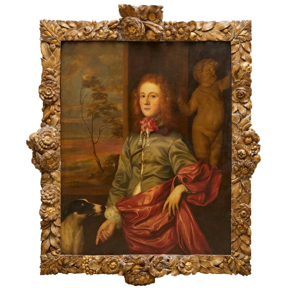 John Vanderbank comparable auction result: john vanderbank manner large oil on canvas