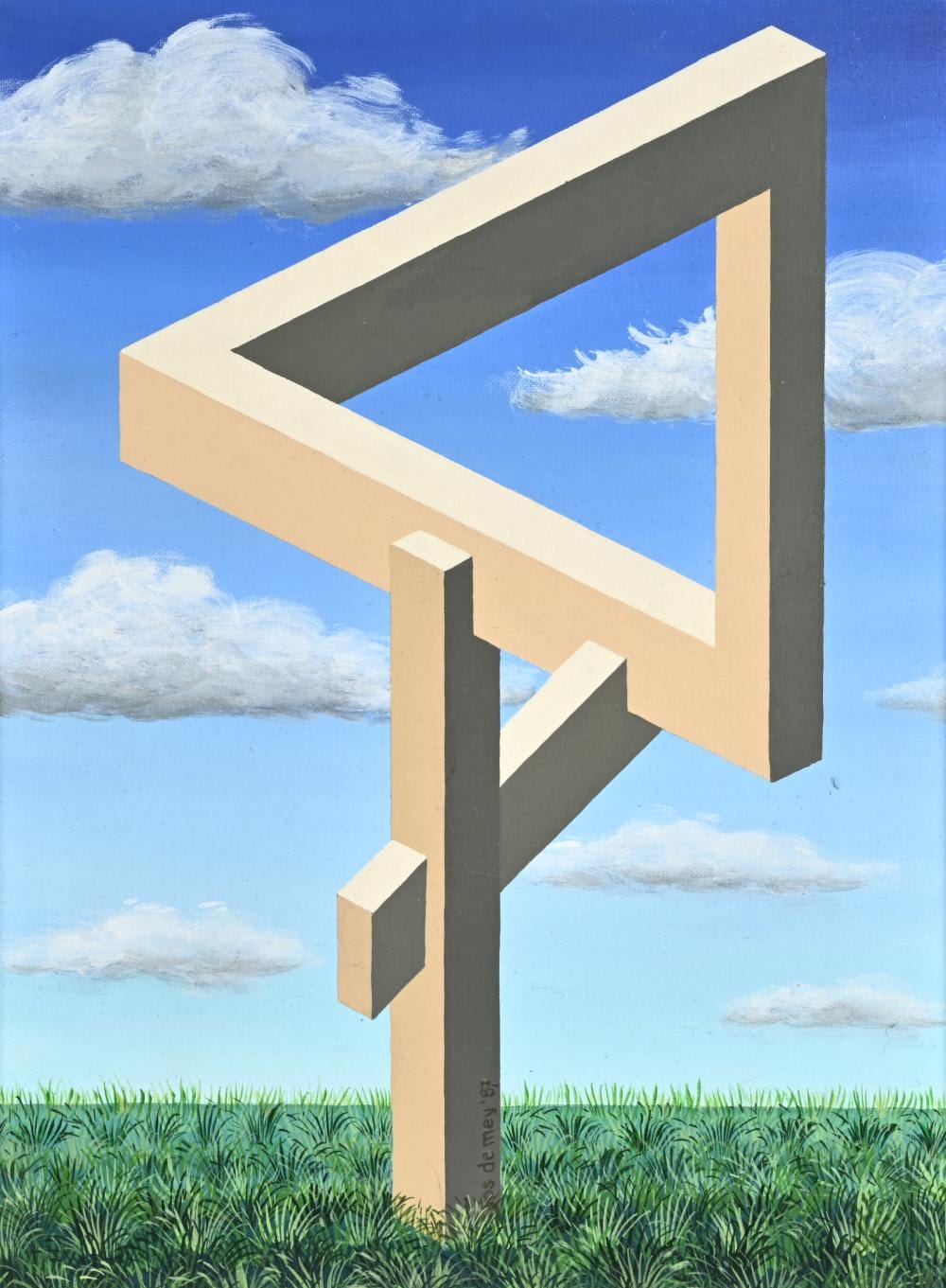jos de mey 1928 2007 oil on panel strong signal n 1 signed and titled verso · Maison Jules Veilinghuis · 2025-10-27 Jos De Mey comparable auction result: jos de mey 1928 2007 oil on panel strong signal n 1 signed and titled verso