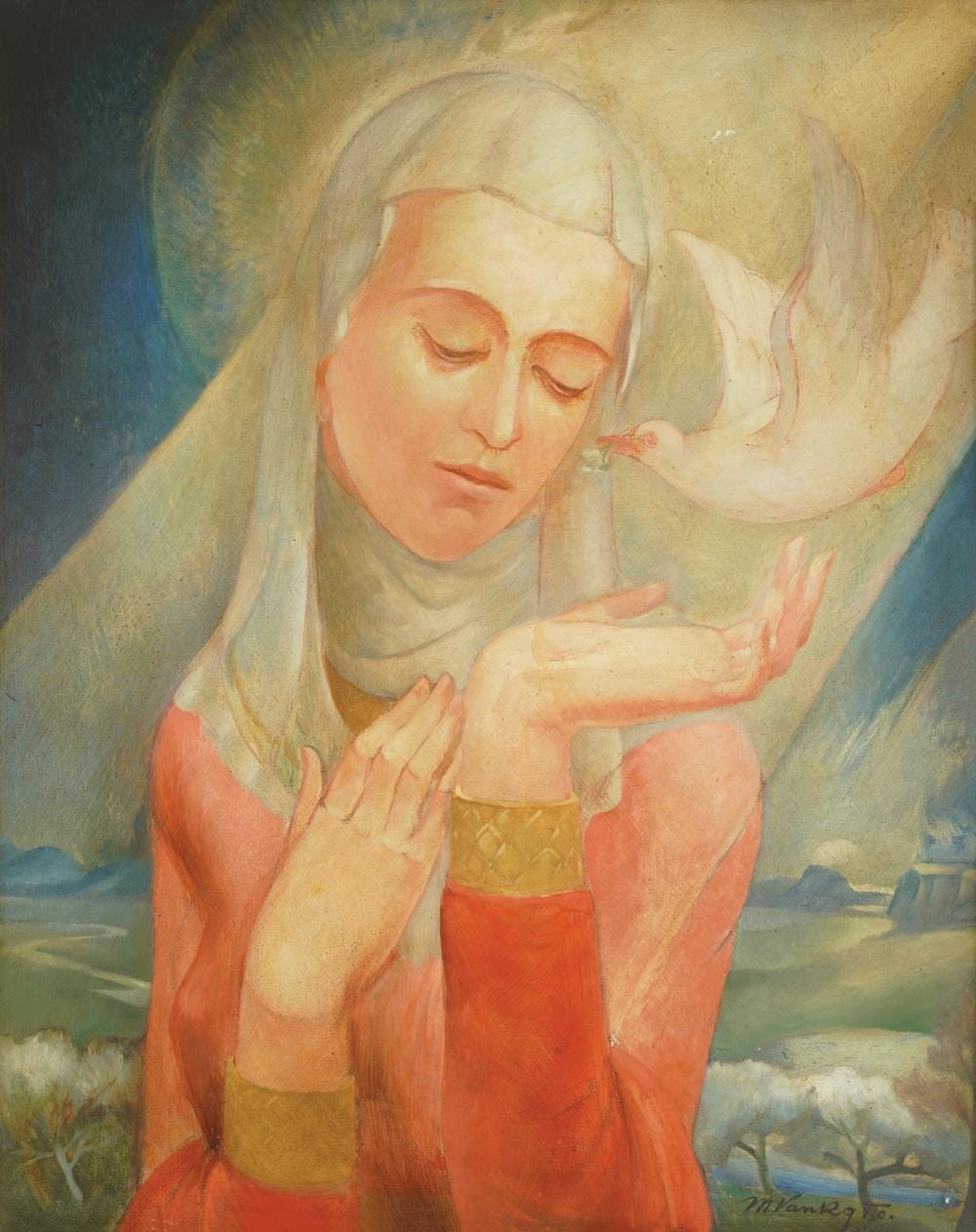 maksimilijan vanka 1889 1963 madonna study for a fresco 1930 · Artmark Croatia · 2025-10-08 Maksimilijan Vanka comparable auction result: maksimilijan vanka 1889 1963 madonna study for a fresco 1930