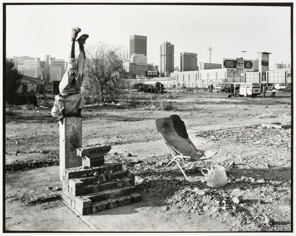 David Goldblatt comparable auction result: david goldblatt south african 1930 2018 abraham thipe with one of his arrangements and his deckchair newtown 14 august 1990