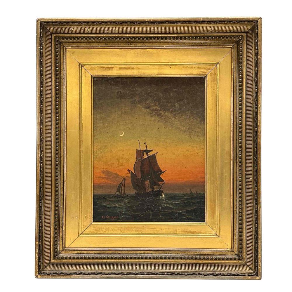 julian oliver davidson american new york 1853 oil on canvas · Premier Auction Galleries · 2025-11-02 Julian Oliver Davidson comparable auction result: julian oliver davidson american new york 1853 oil on canvas