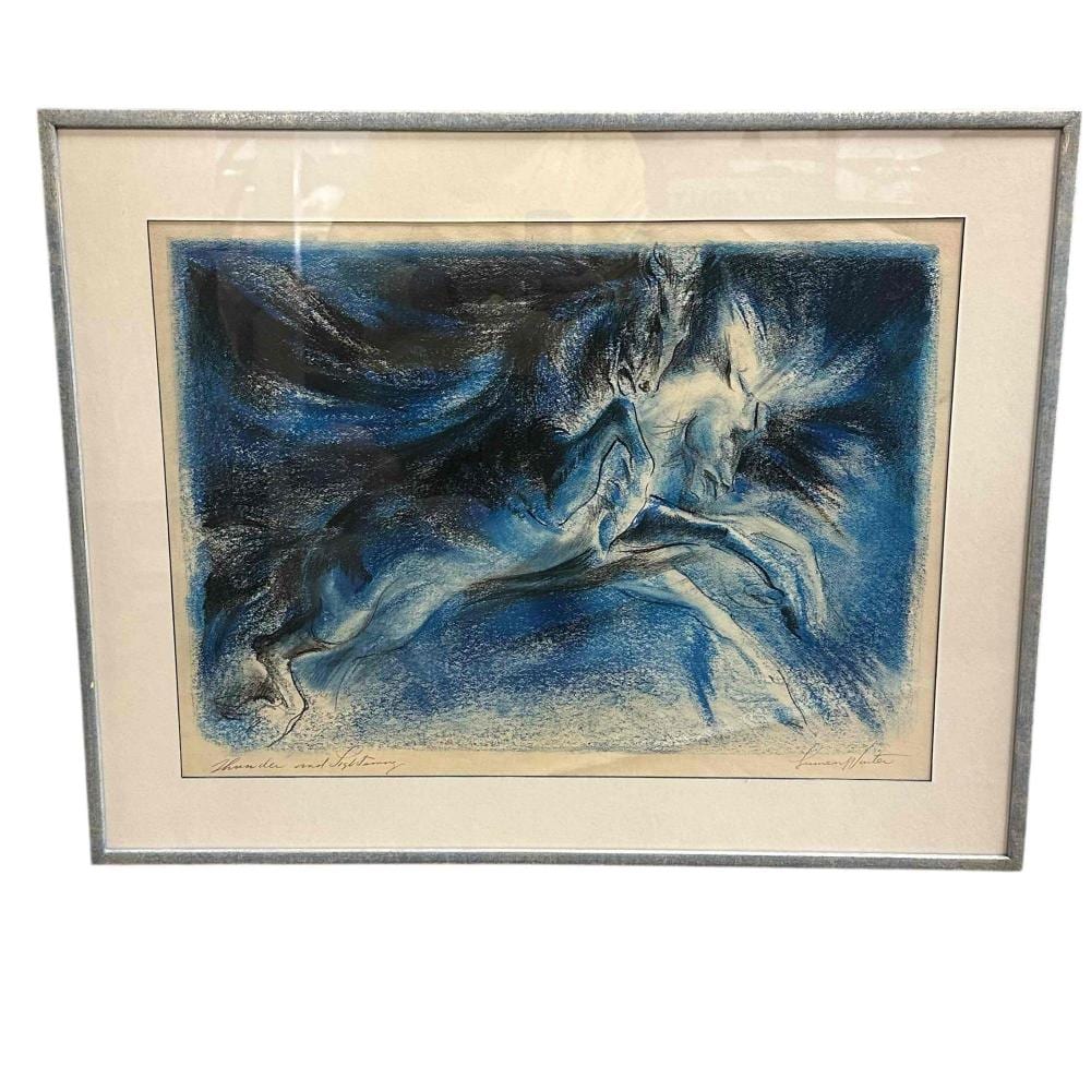 Lumen Martin Winter comparable auction result: lumen martin winter american 1908 1982 singed litho