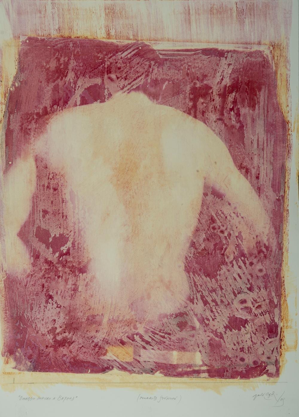 Paolo Gioli comparable auction result: paolo gioli 1942 2022 omaggio impuro a bayard st nop 1983