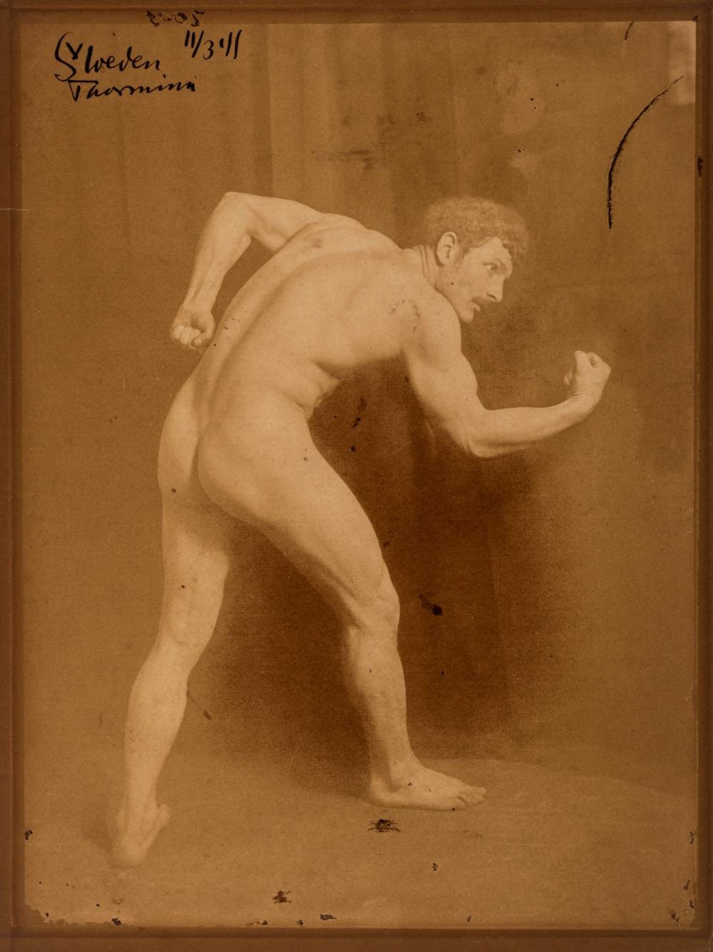 Baron Wilhelm Von Gloeden comparable auction result: baron wilhelm von gloeden 1856 1931 untiled nude 1900s