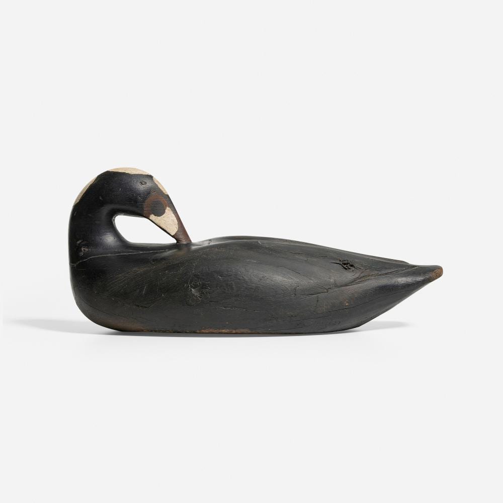 August Cordus comparable auction result: augustus gus aaron wilson preening scoter decoy
