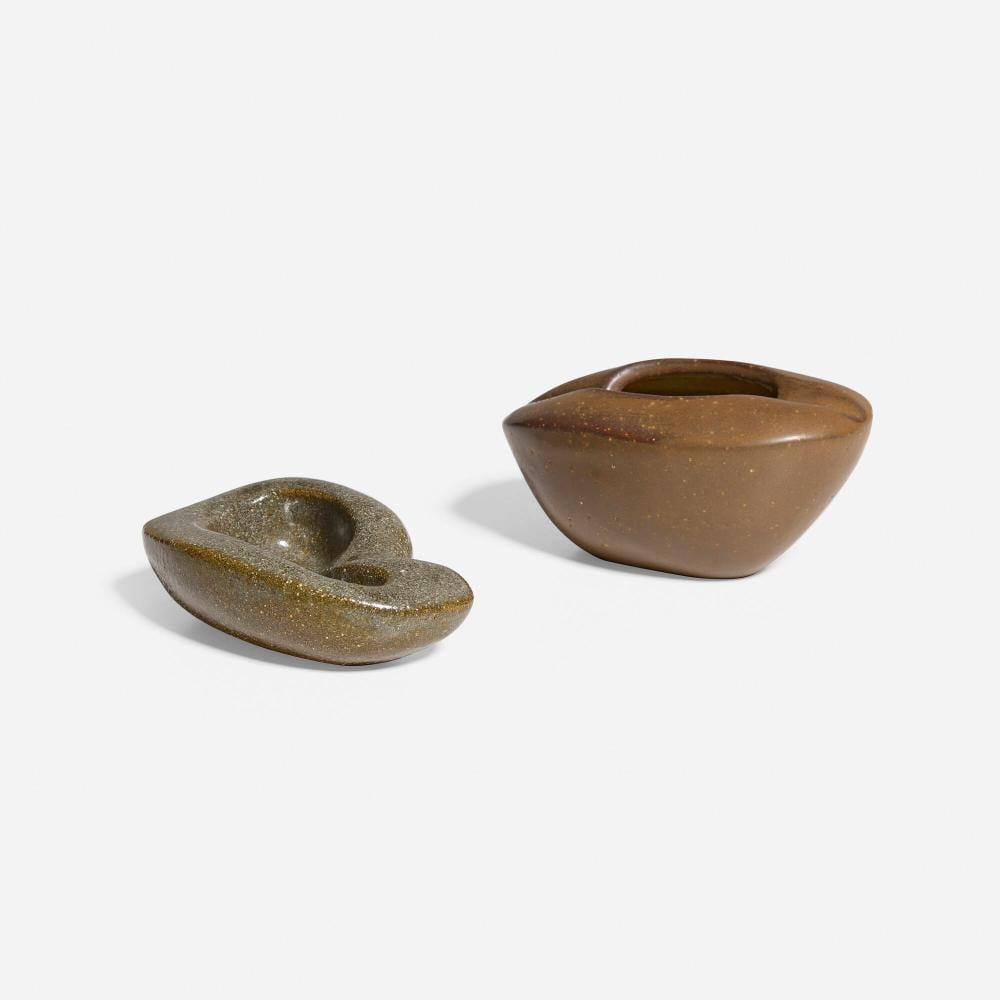 leza mcvey ashtrays set of two · Wright · 2025-10-07 Leza S. McVey comparable auction result: leza mcvey ashtrays set of two