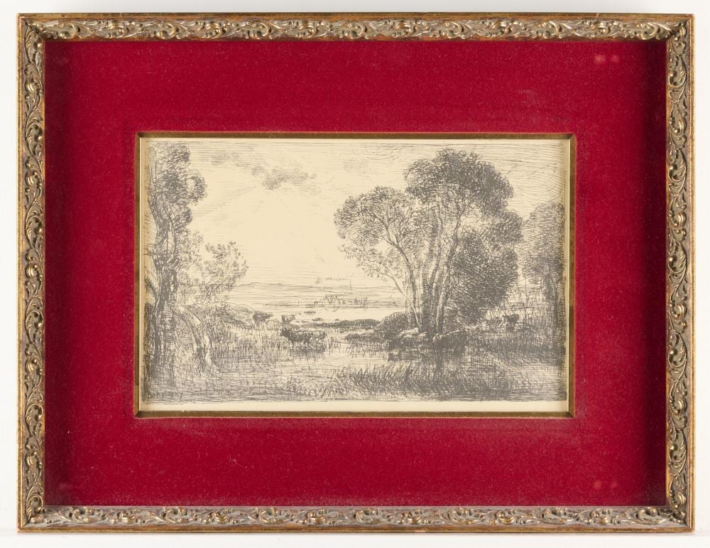 Charles-François Daubigny comparable auction result: charles daubigny the hydraulic machine etching