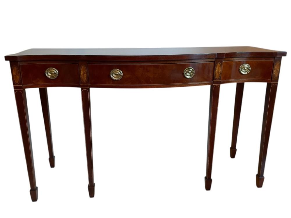 BAKER FURNITURE HISTORIC CHARLESTON CONSOLE TABLE sold by DejaVu Estate Sales & Auctions, lot 512A — auction record photograph