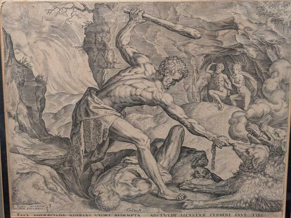 Cornelis Cort comparable auction result: cornelis cort dutch 1533 1578 after frans floris dutch 1519 1570
