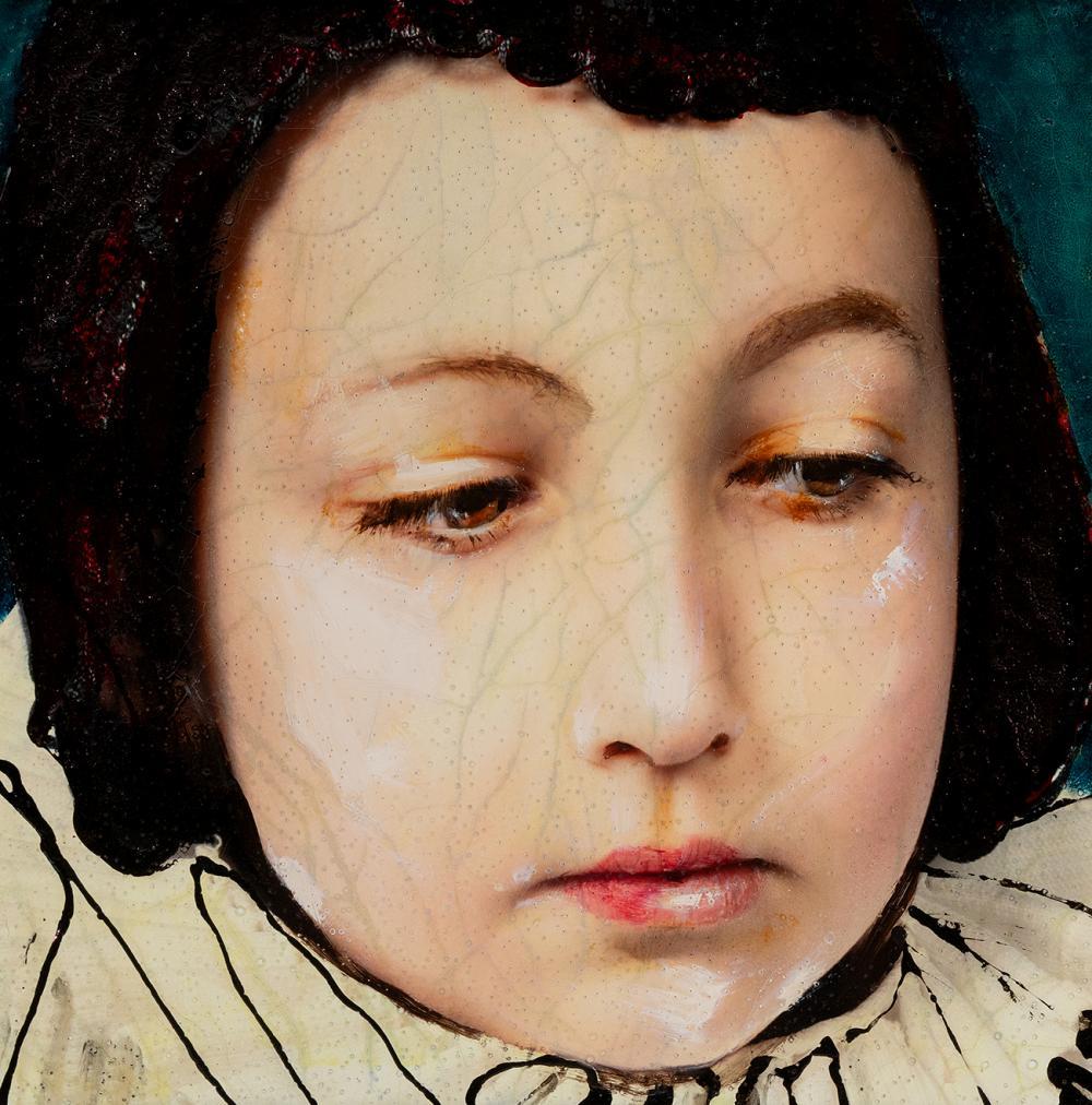 Lita Cabellut comparable auction result: lita cabellut sari ena huesca 1961 portrait 2013 oil on canvas signed and dated on the back