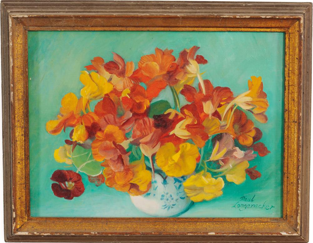 PAUL LONGENECKER comparable auction result: paul longenecker 1920 2008 vase of flowers