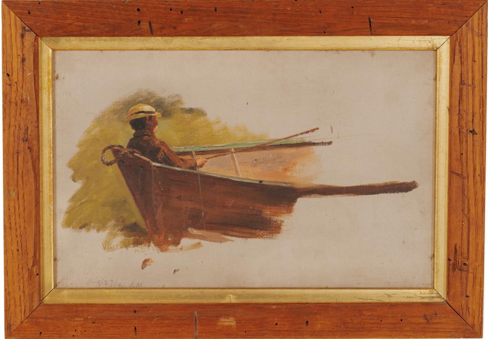 Walter Lofthouse Dean comparable auction result: walter lofthouse dean 1854 1912 fisherman in dory