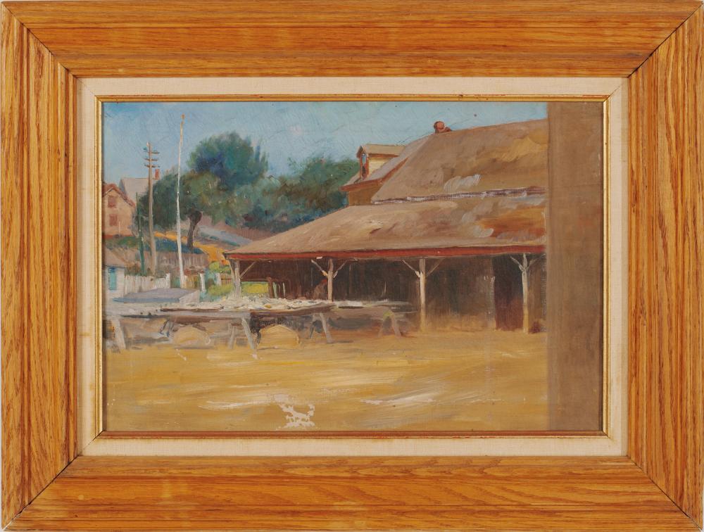 Walter Lofthouse Dean comparable auction result: walter lofthouse dean 1854 1912 fish market