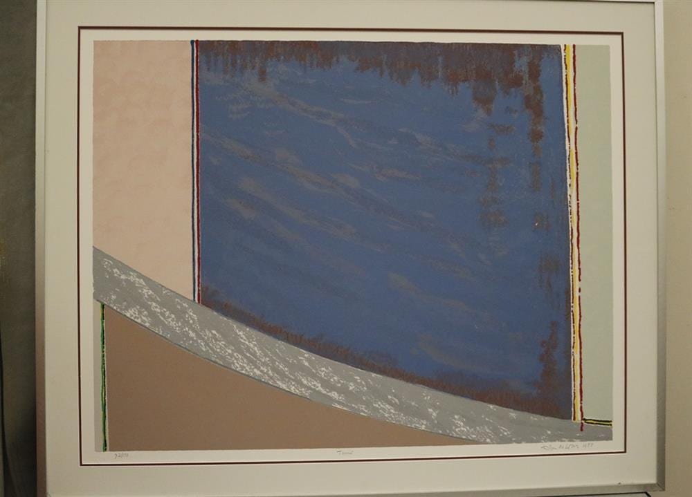 Willem De Looper comparable auction result: willem de looper dutch american 1932 2009 tunis tunis on my mind 1988 signed lower left silkscreen on bainbridge two ply r