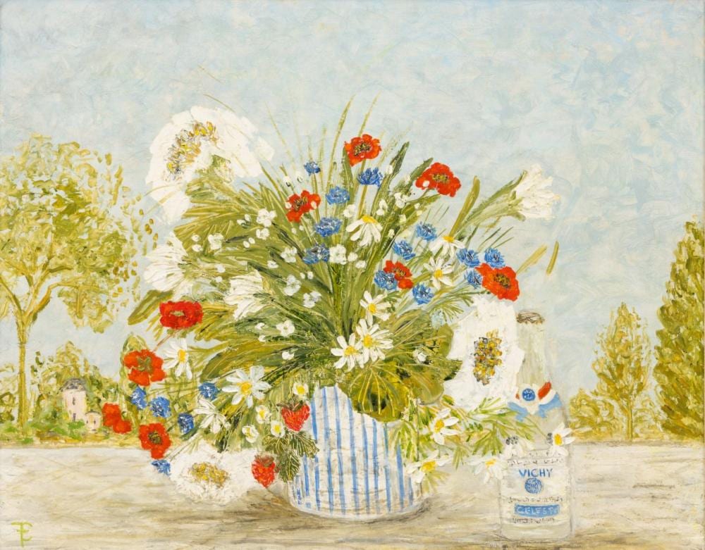Elizabeth Charleston comparable auction result: elizabeth charleston american 1910 1997 oil on canvas 1968 vichy h 23 25 w 29 25 frame size h 33 w 38 depth 2
