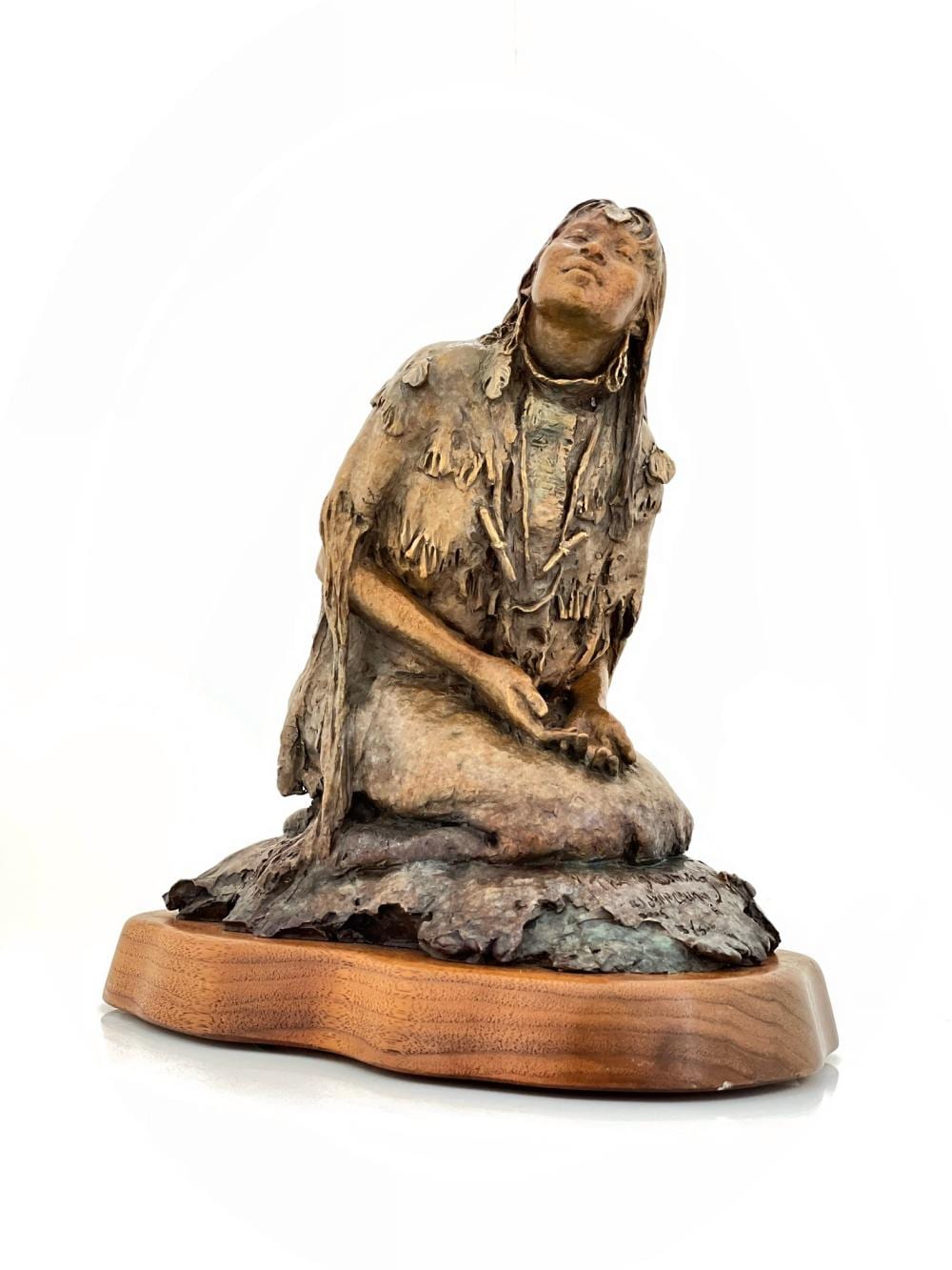 John Coleman comparable auction result: john coleman the blessing bronze sculpture