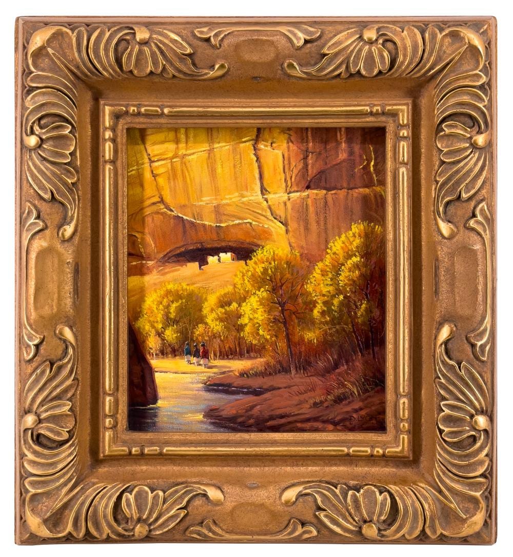 Dustin Lyon comparable auction result: dustin lyon autumn in the canyon oil on canvas