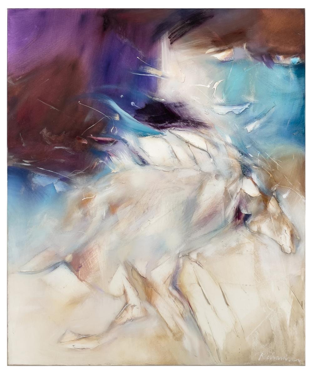 Jean Richardson comparable auction result: jean richardson cloud croft oil on canvas