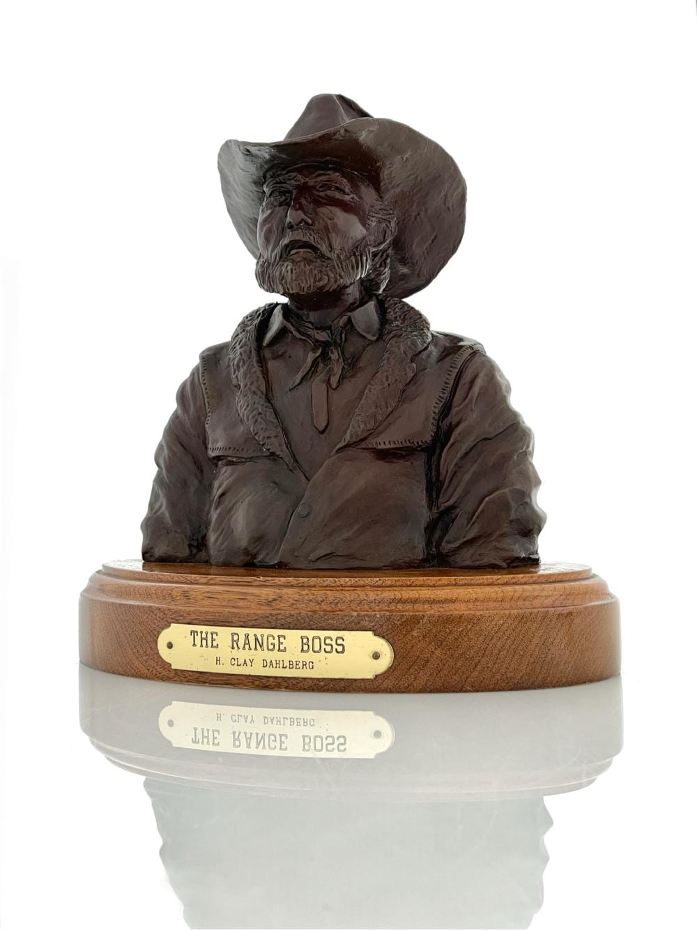 H. Clay Dahlberg comparable auction result: h clay dahlberg the range boss bronze sculpture
