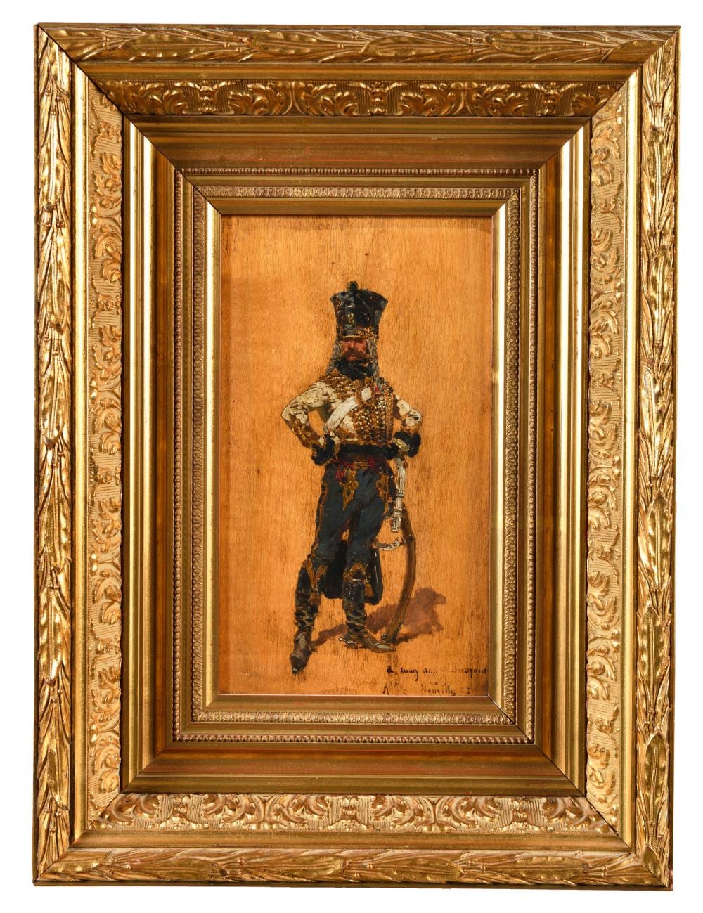 Alphonse de Neuville comparable auction result: alphonse de neuville 1835 1885 hussard du 8e r