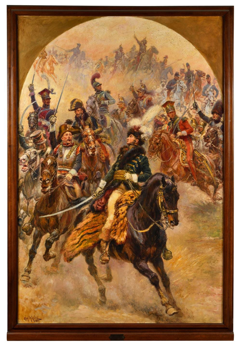 Alphonse Lalauze comparable auction result: alphonse lalauze 1872 1941 la chevauch e 1792