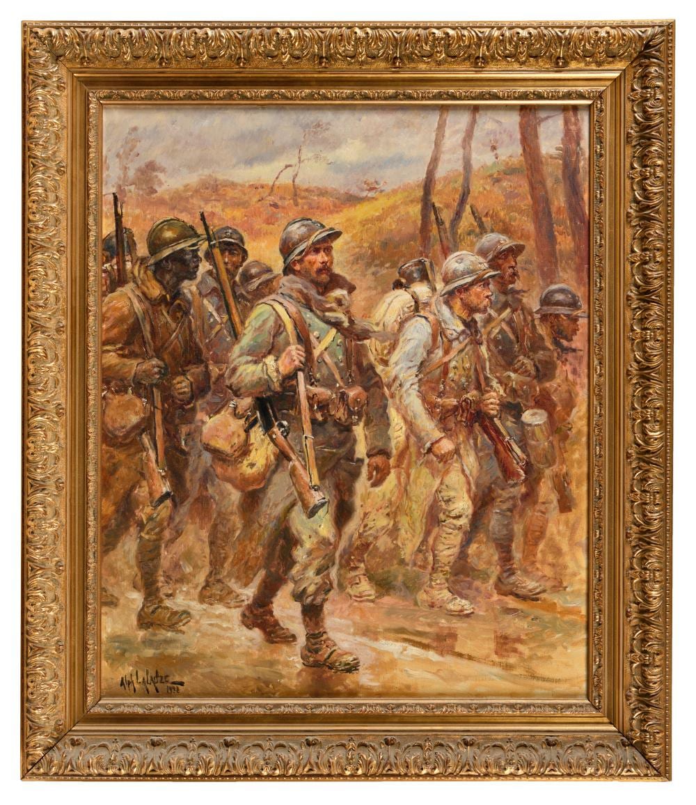Alphonse Lalauze comparable auction result: alphonse lalauze 1872 1941 soldats fran ais dur