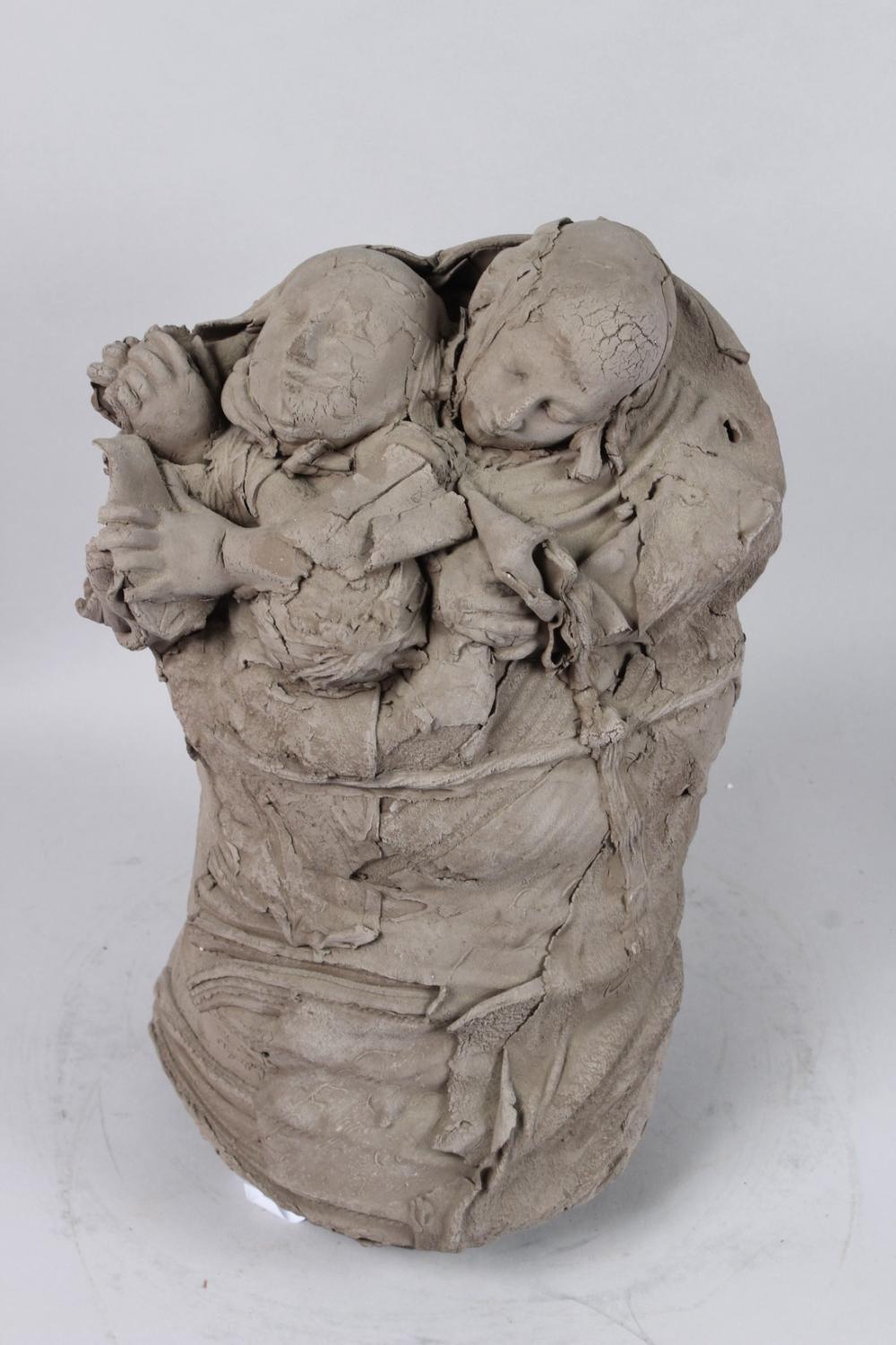 Georges Jeanclos comparable auction result: georges jeanclos 1933 1997 french les amants terracotta sculpture 14ins high