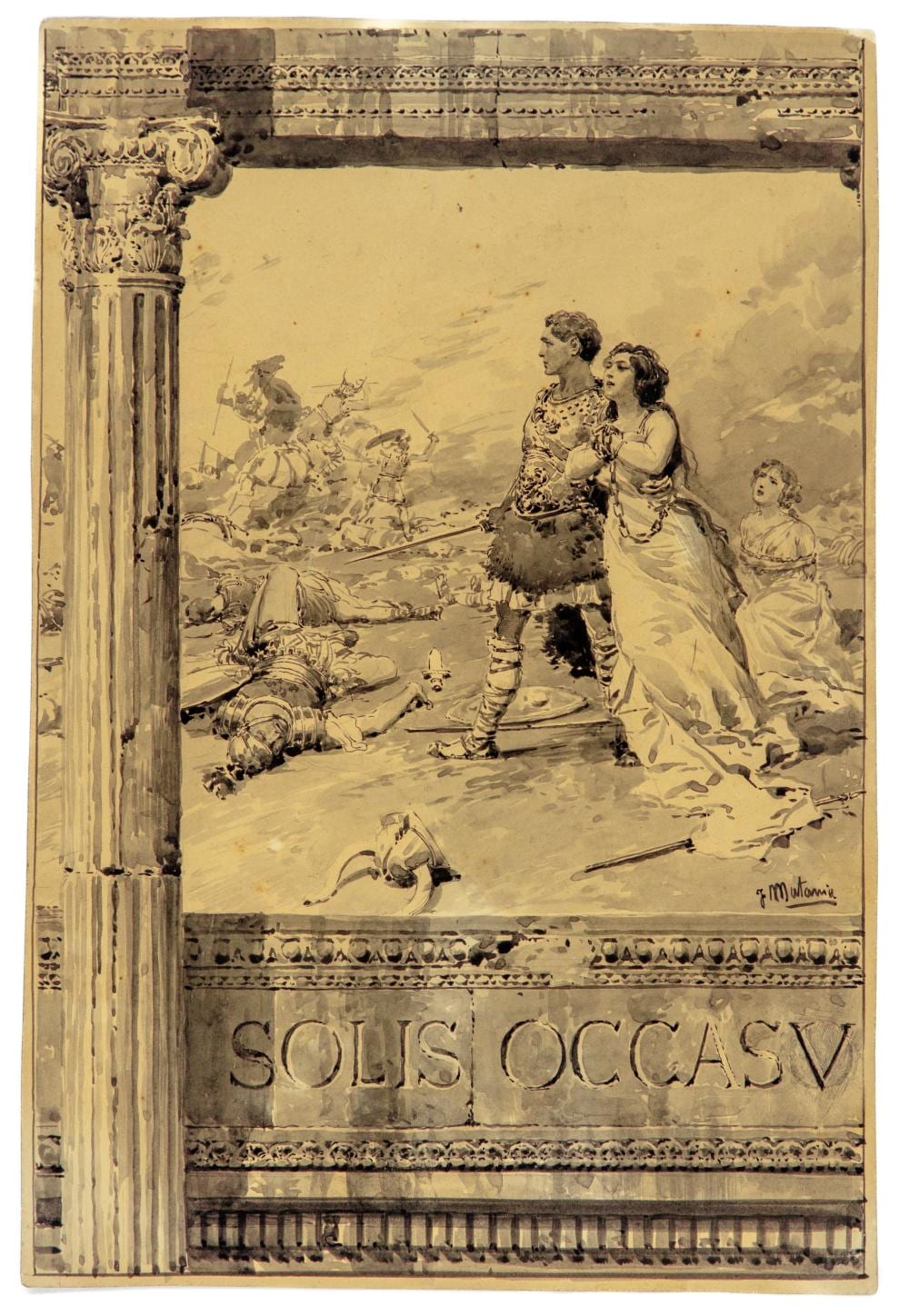 fortunino matania napoli 1881 londra 1963 solis occasu il tramonto di una civilt early 1900s · Finarte · 2025-10-23 Fortunino Matania comparable auction result: fortunino matania napoli 1881 londra 1963 solis occasu il tramonto di una civilt early 1900s