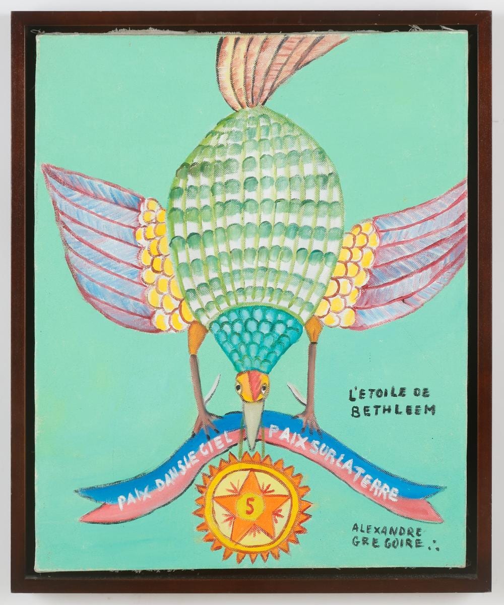 alexandre gregoire haitian haiti peace star of bethlehem · Material Culture · 2025-10-22 Alexandre Gregoire comparable auction result: alexandre gregoire haitian haiti peace star of bethlehem