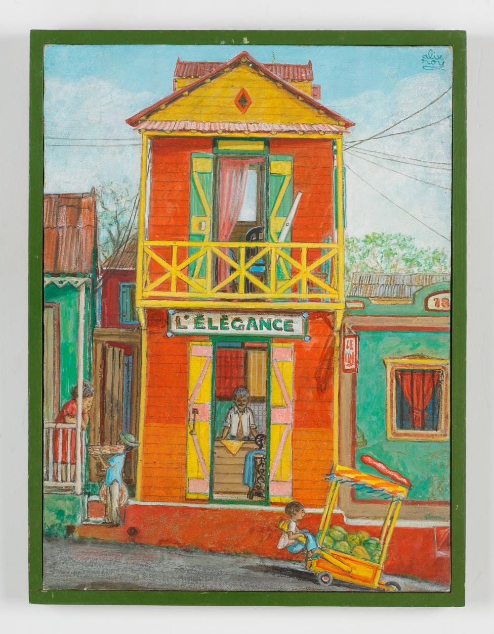 Alix Roy comparable auction result: alix roy haitian haiti l elegance circa 1970 s