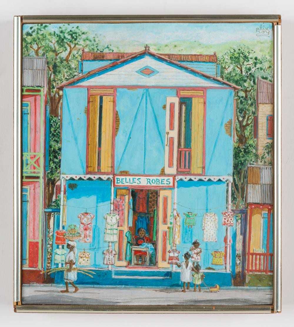 Alix Roy comparable auction result: alix roy haitian haiti belles robes 1977
