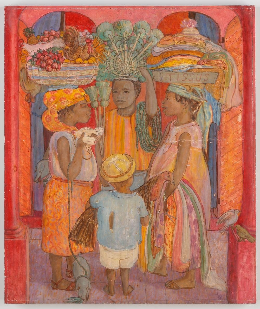 Alix Roy comparable auction result: alix roy haitian haiti marchandes