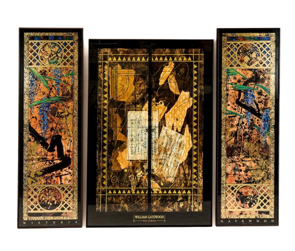 William Gatewood comparable auction result: 3 william gatewood framed art posters