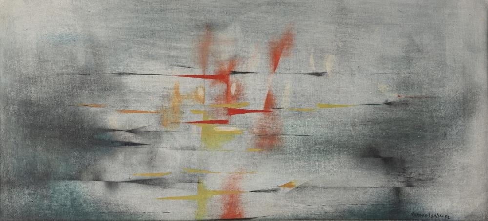 Norman Lewis comparable auction result: norman lewis 1909 1979 seascape