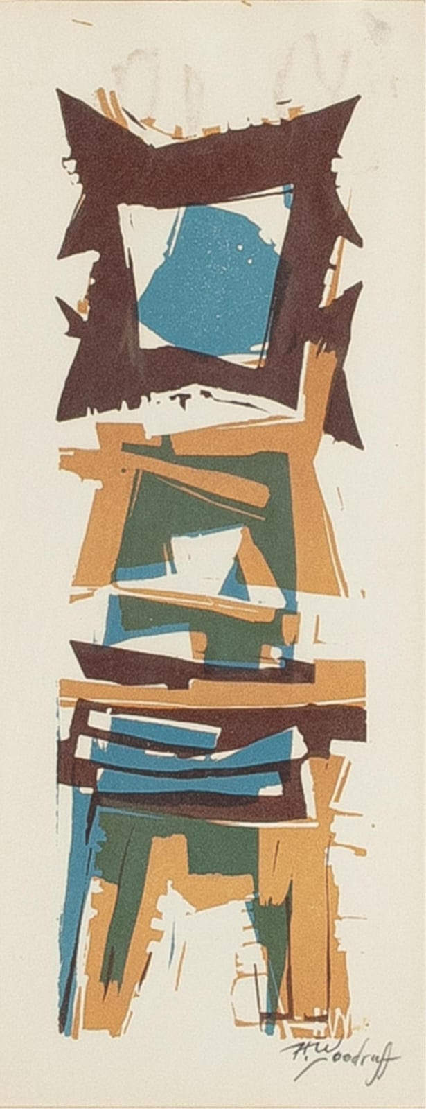 Hale Aspacio Woodruff comparable auction result: hale aspacio woodruff 1900 1980 untitled