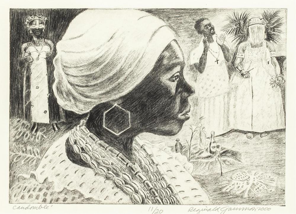 Reginald Gammon comparable auction result: reginald gammon 1921 2005 candomble