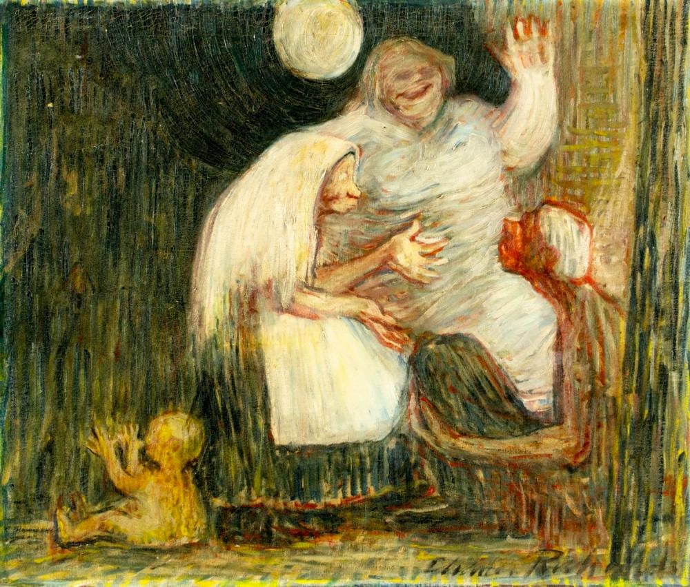 Charles Richards comparable auction result: charles whitfield richards la ms 1906 1992 oil painting
