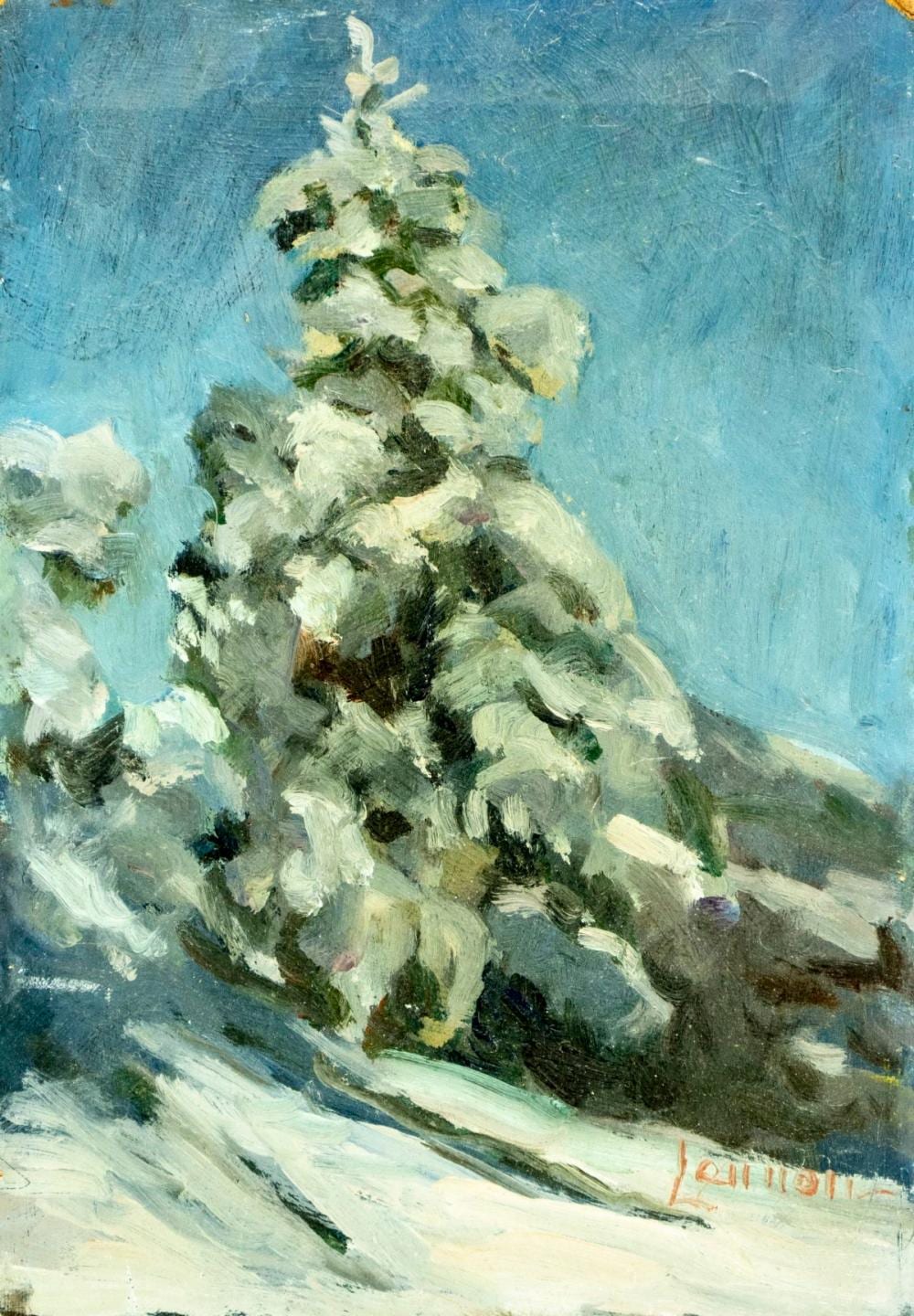 Bernard Lennon comparable auction result: bernard lennon ny ct 1914 1992 oil painting